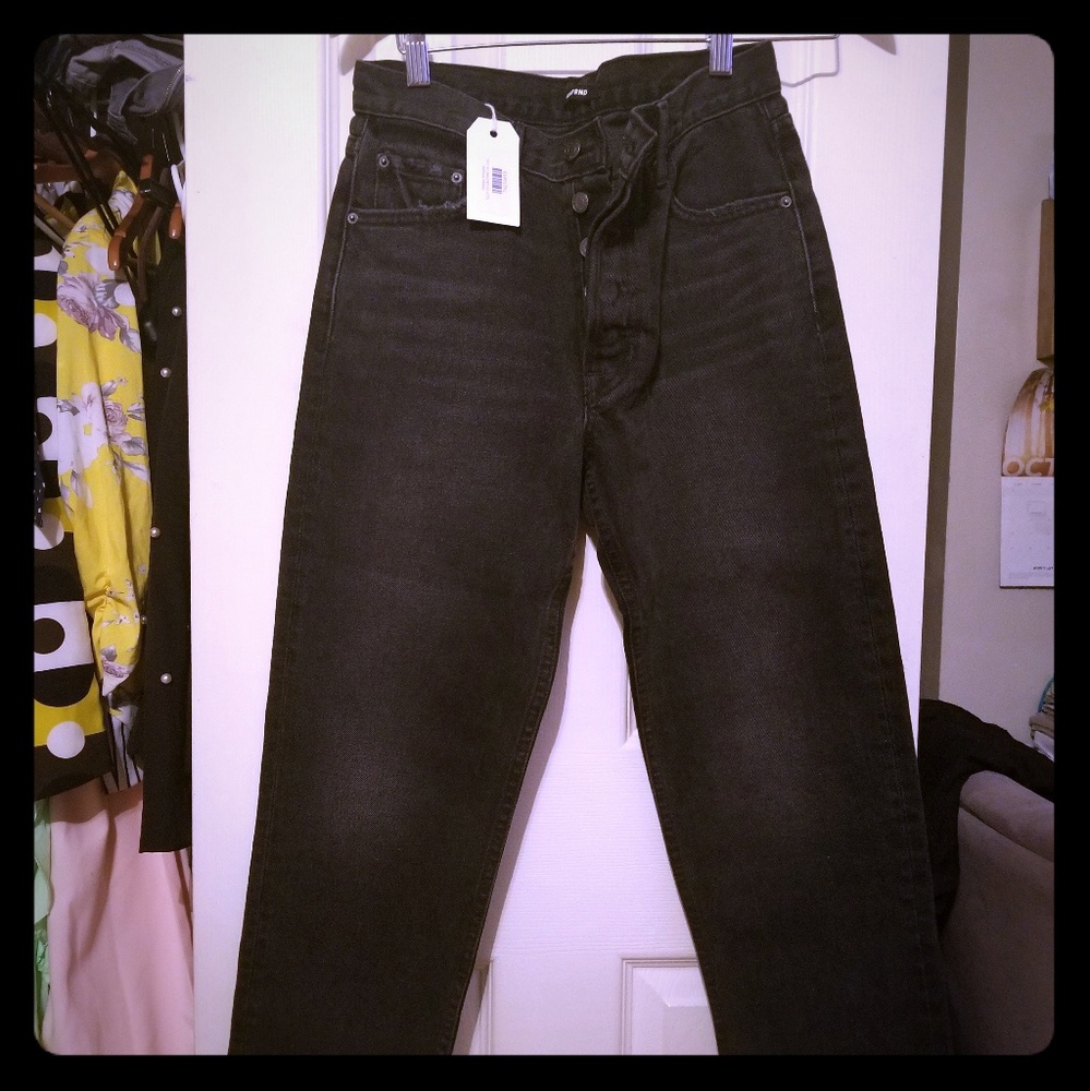 Blacl denim jeans
